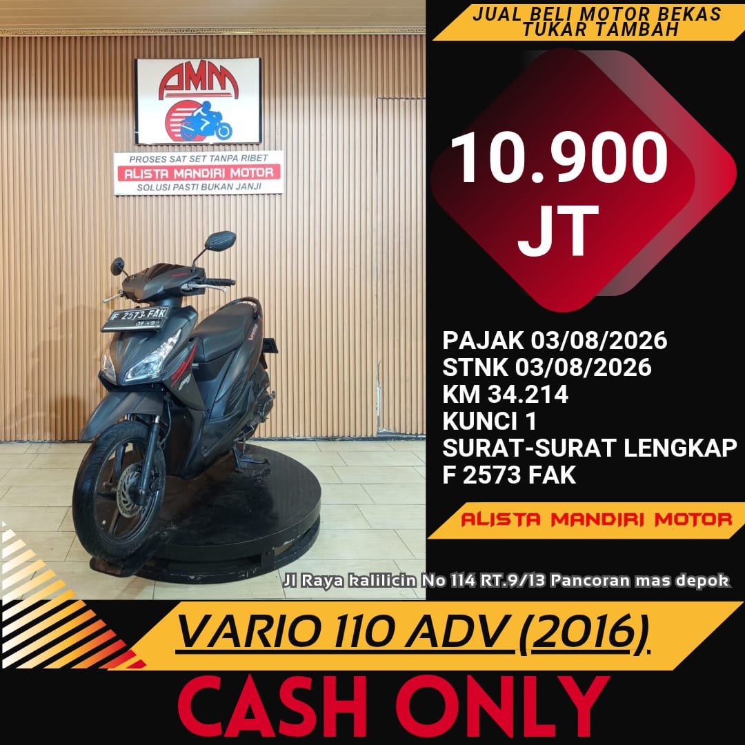 VARIO 110 ADV 2016 F 2573 FAK